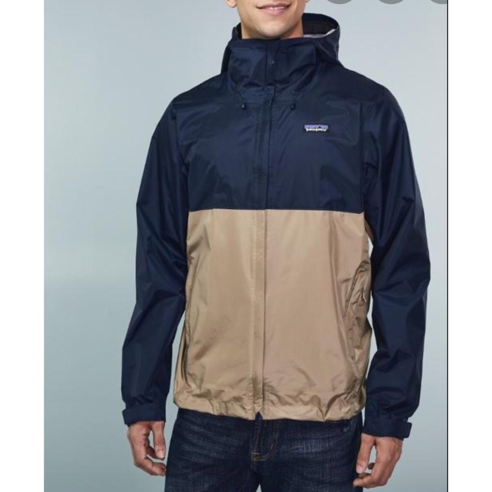 NWT Patagonia Torrentshell Jacket Navy Khaki